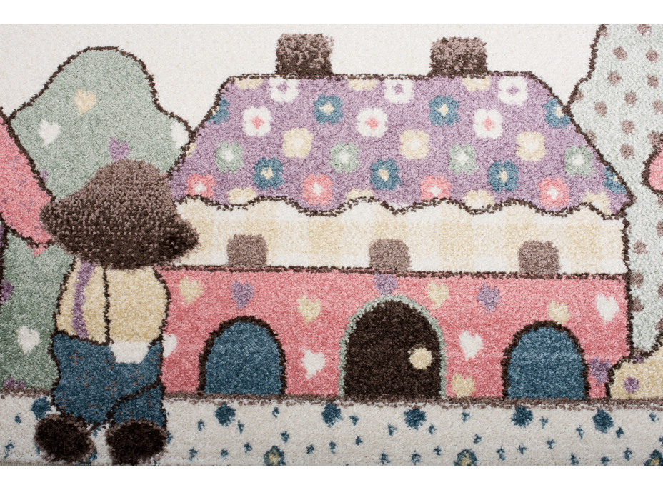 Detský koberec Happy - dedinka