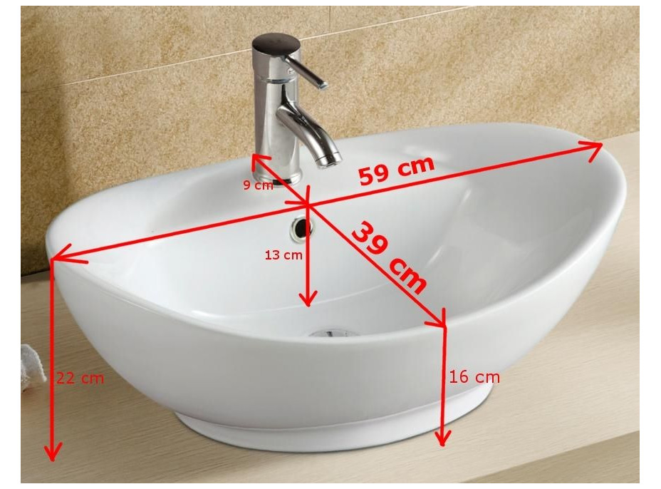 Keramické umývadlo MAXMAX Rea CINDY