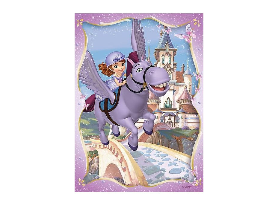 TREFL Puzzle Princezná Sofia Prvý 4v1 (35,48,54,70 dielikov)