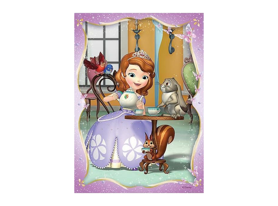 TREFL Puzzle Princezná Sofia Prvý 4v1 (35,48,54,70 dielikov)
