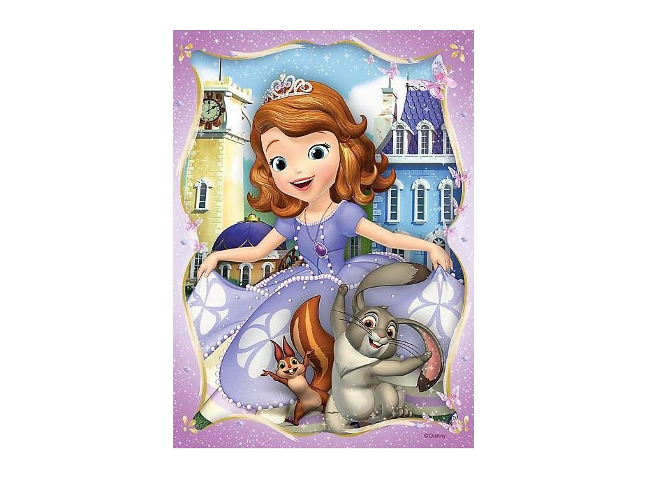 TREFL Puzzle Princezná Sofia Prvý 4v1 (35,48,54,70 dielikov)