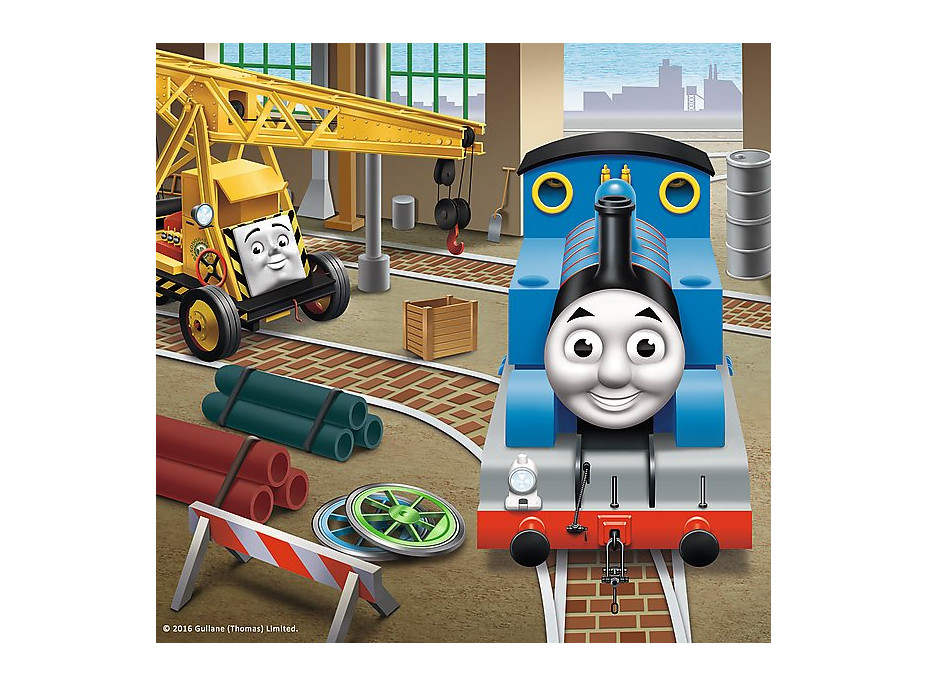 TREFL Puzzle Mašinka Tomáš: Do akcie! 3v1 (20,36,50 dielikov)