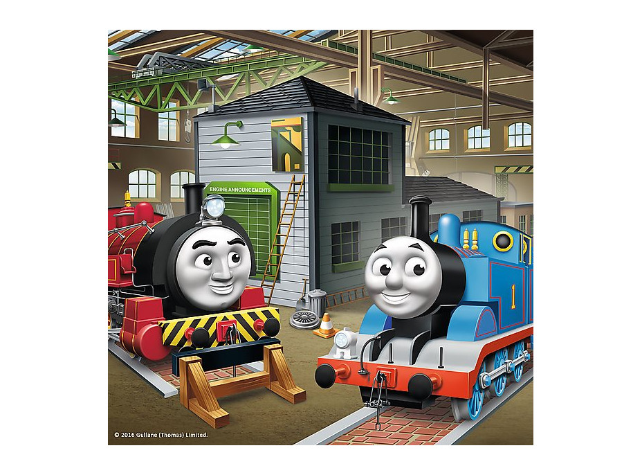 TREFL Puzzle Mašinka Tomáš: Do akcie! 3v1 (20,36,50 dielikov)