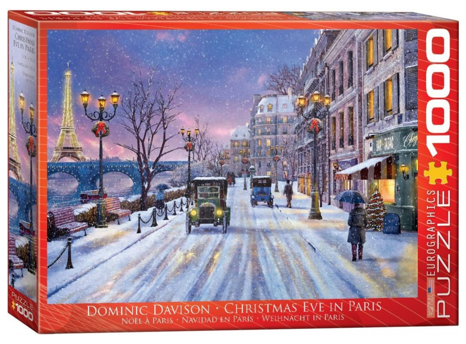 Puzzle Štedrý večer v Paríži - 1000 dielikov