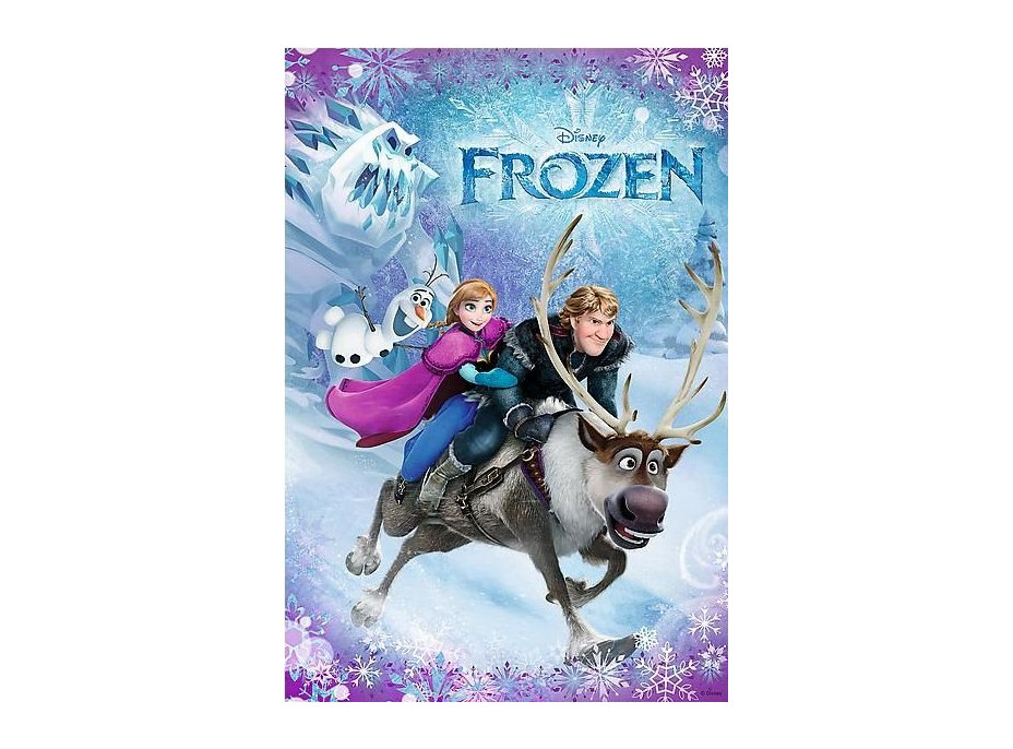 Puzzle Ľadové kráľovstvo: Záchrana Anny - 100 dielikov