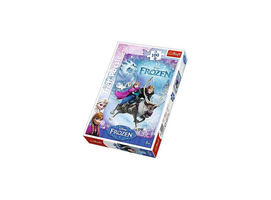 Puzzle Ľadové kráľovstvo: Záchrana Anny - 100 dielikov