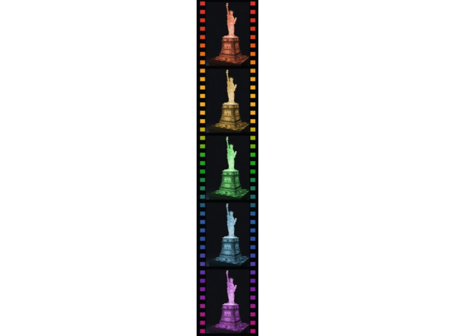 Svietiace 3D puzzle Socha Slobody - 108 dielikov