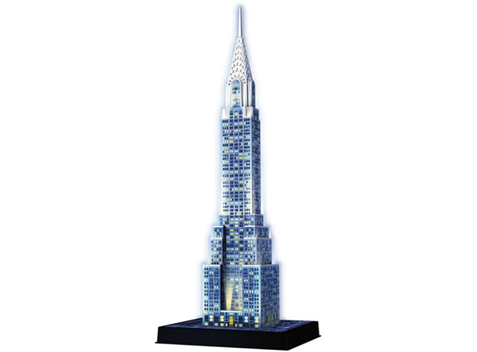 Svietiace 3D puzzle Chrysler Building - 216 dielikov
