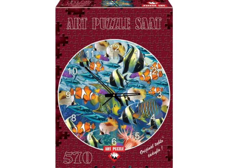 Puzzle - HODINY - Svet morských rýb - 570 dielikov