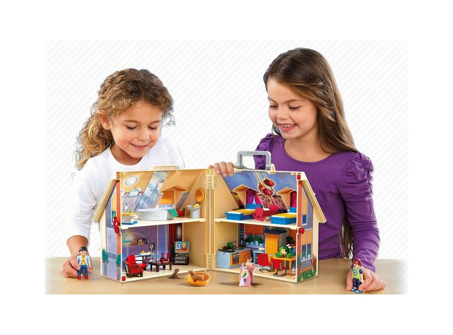 Stavebnica Prenosný dom pre bábiky