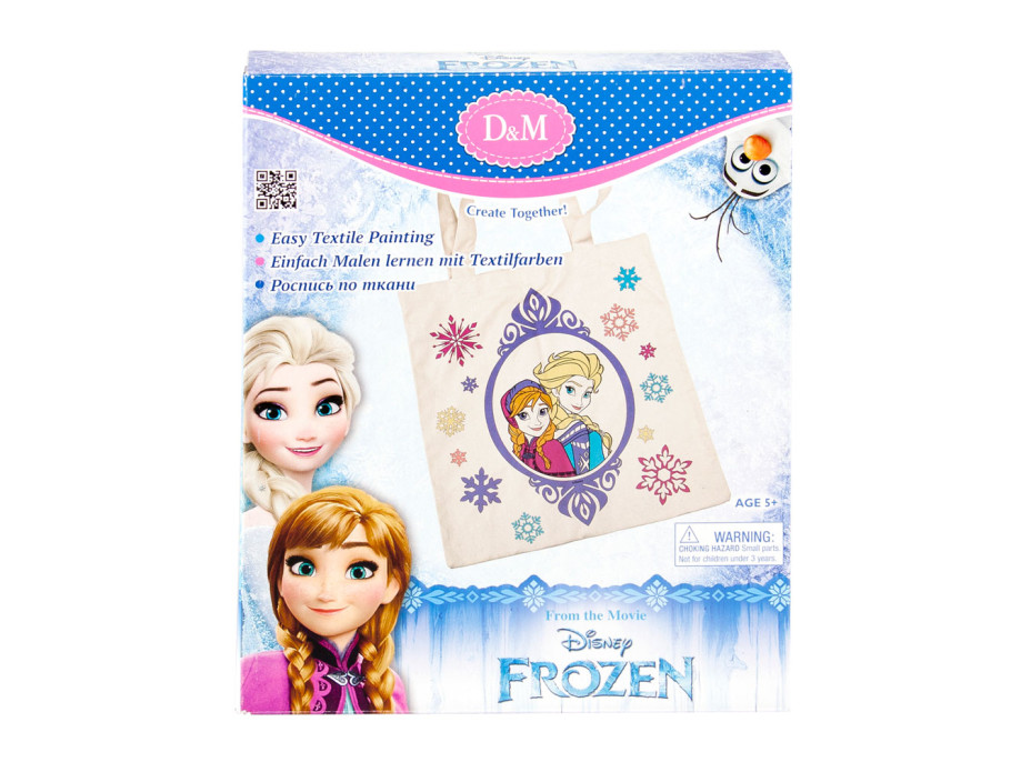 FROZEN kreatívne set maľovanie na tašku