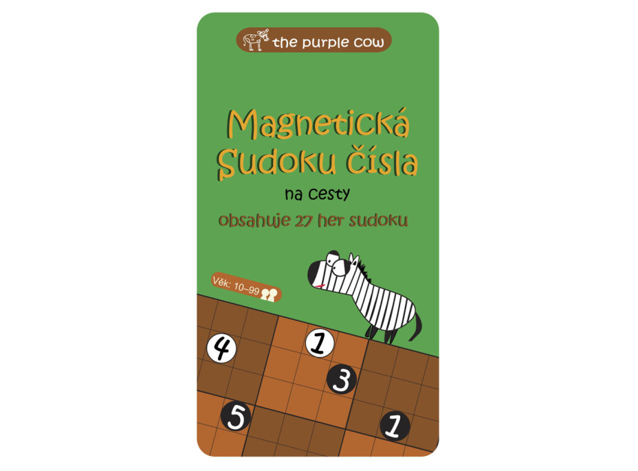 Magnetická spoločenská hra Sudoku na cesty