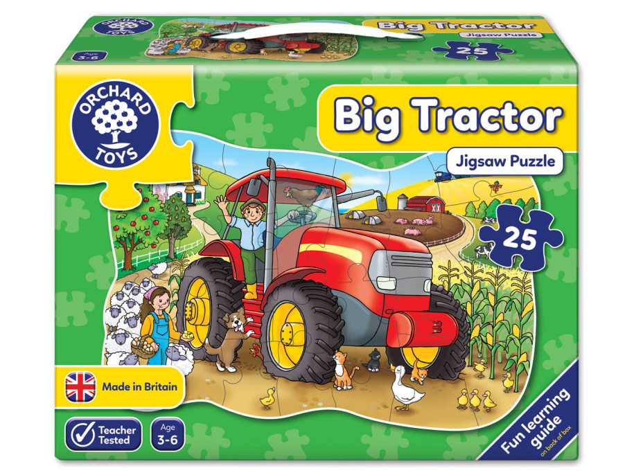 Puzzle Traktor - 25 dielikov