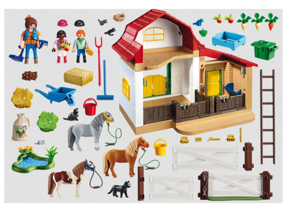 Stavebnica Farma s poníkmi