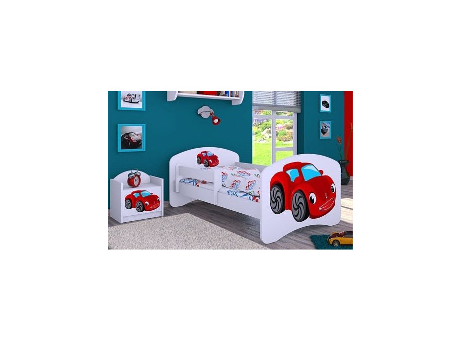 Detská posteľ bez šuplíku 140x70cm RED CAR