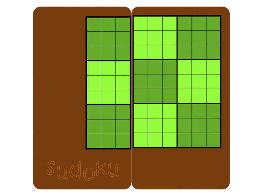 Magnetická spoločenská hra Sudoku na cesty