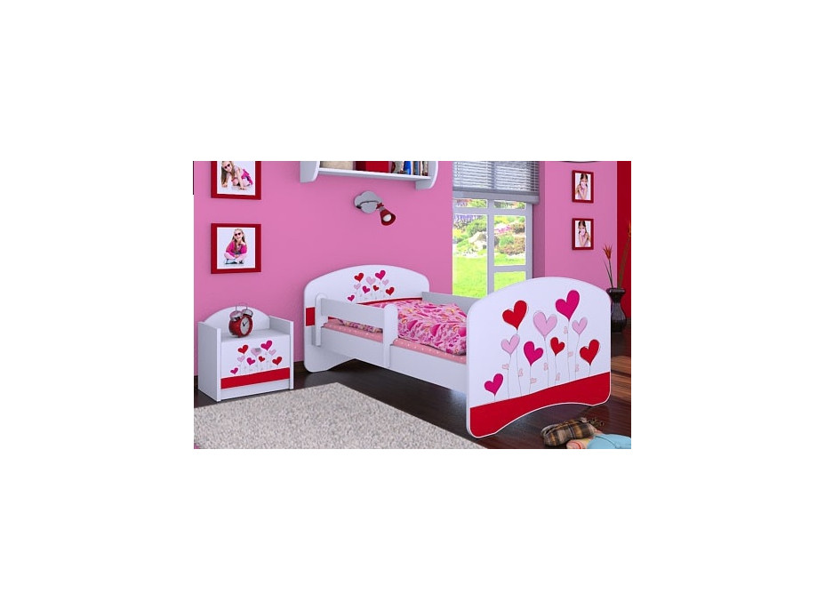 Detská posteľ bez šuplíku 140x70cm LOVE