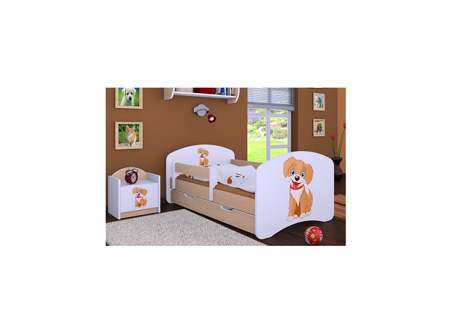 Detská posteľ so zásuvkou 140x70 PSÍK