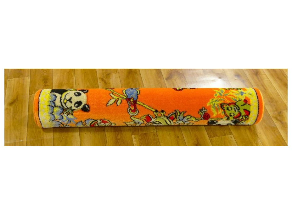 Detský koberec FUNKY ZOO orange