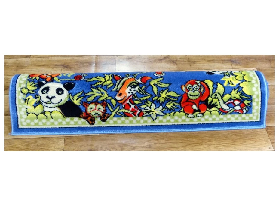 Detský koberec FUNKY ZOO blue