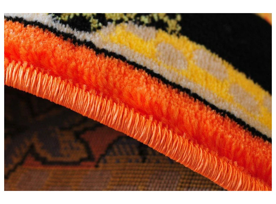 Detský koberec FUNKY ZOO orange