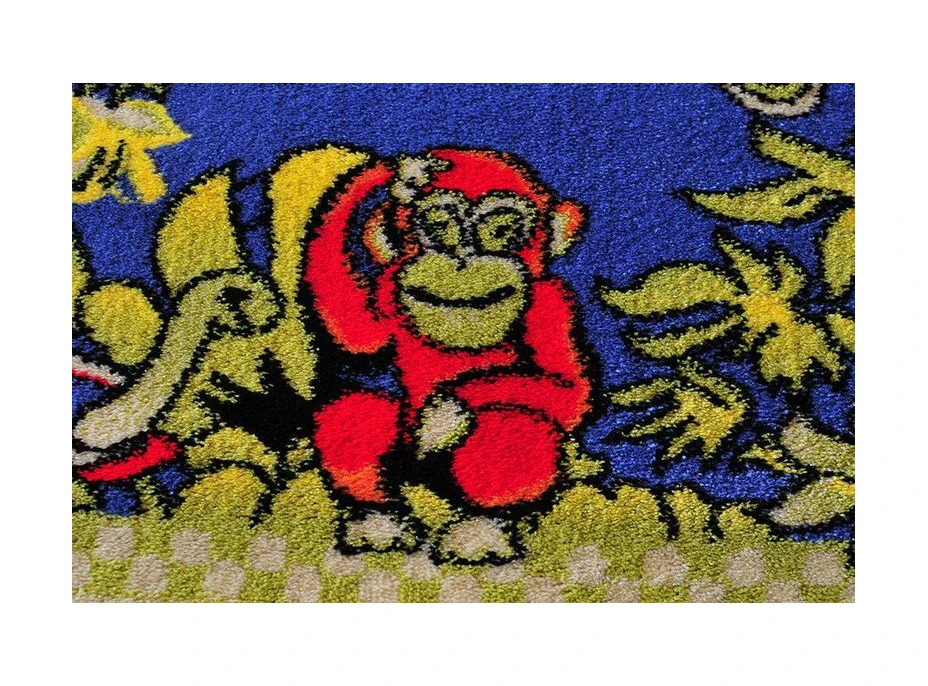 Detský koberec FUNKY ZOO blue