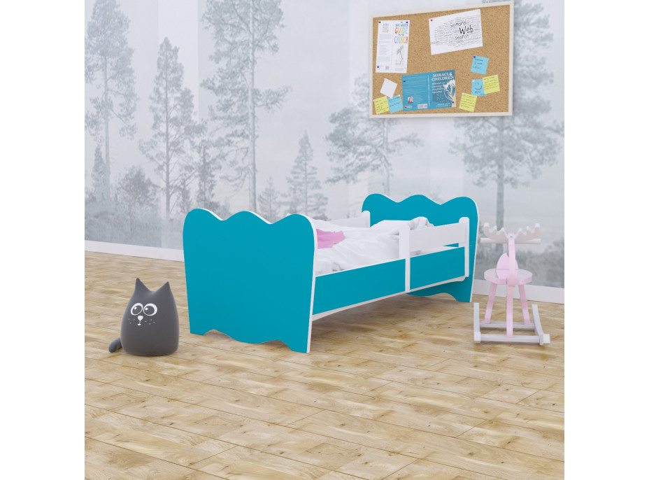 Detská posteľ bez šuplíku 140x70cm CLASSIC