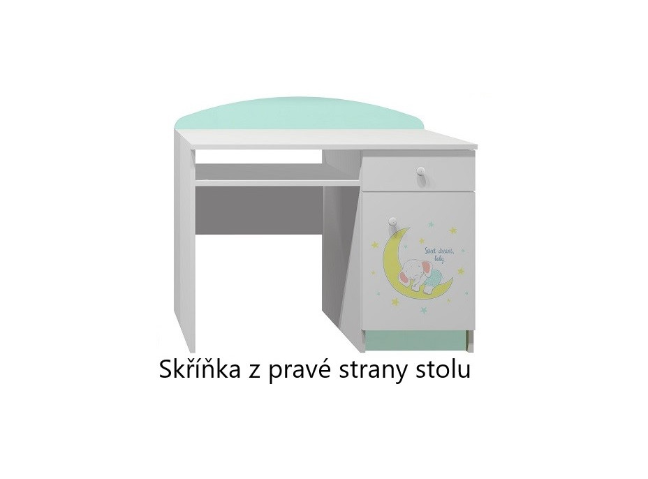 Písací stôl SPIACI Sloníča - TYP A