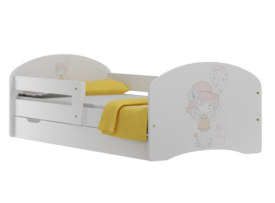 Detská posteľ so zásuvkami NICE DAY 200x90 cm