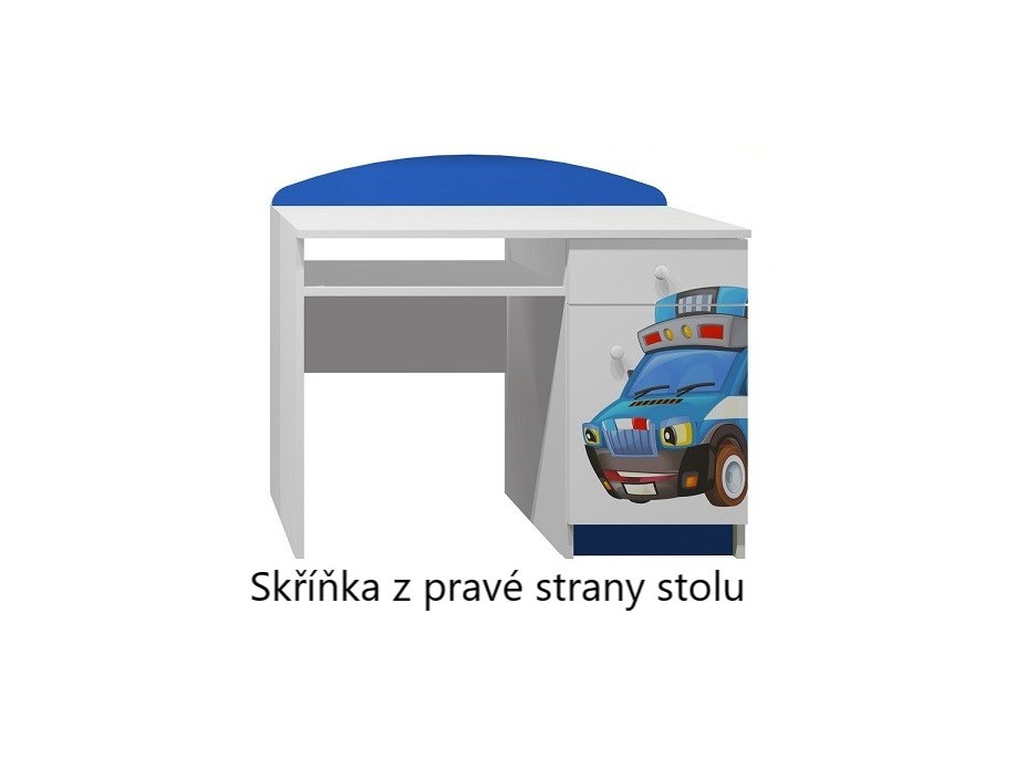 Písací stôl POLICAJNÉ AUTO - TYP A