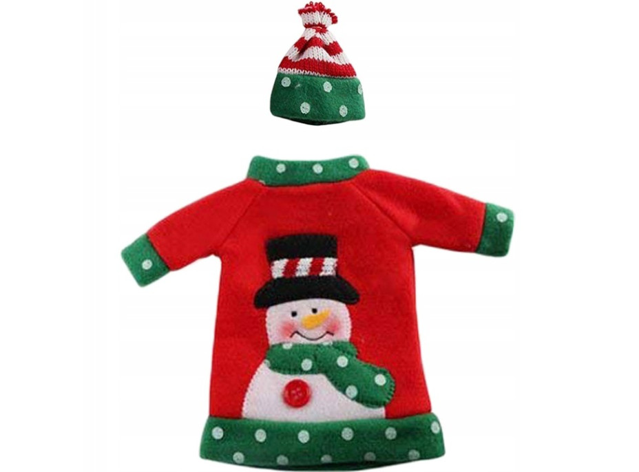 Vianočné svetrík na fľašu