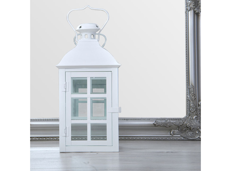 Biela lampáš - 1 kus