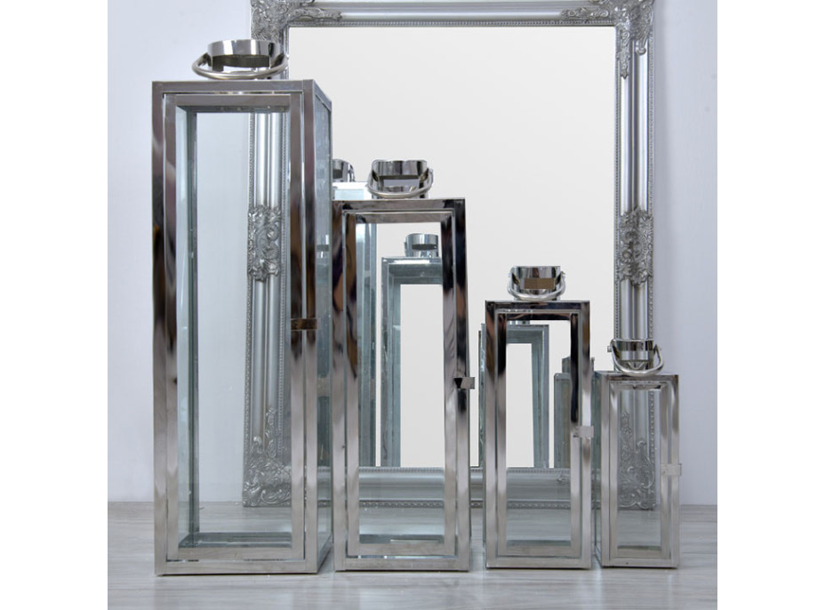 Strieborné lucerny - 4 kusy