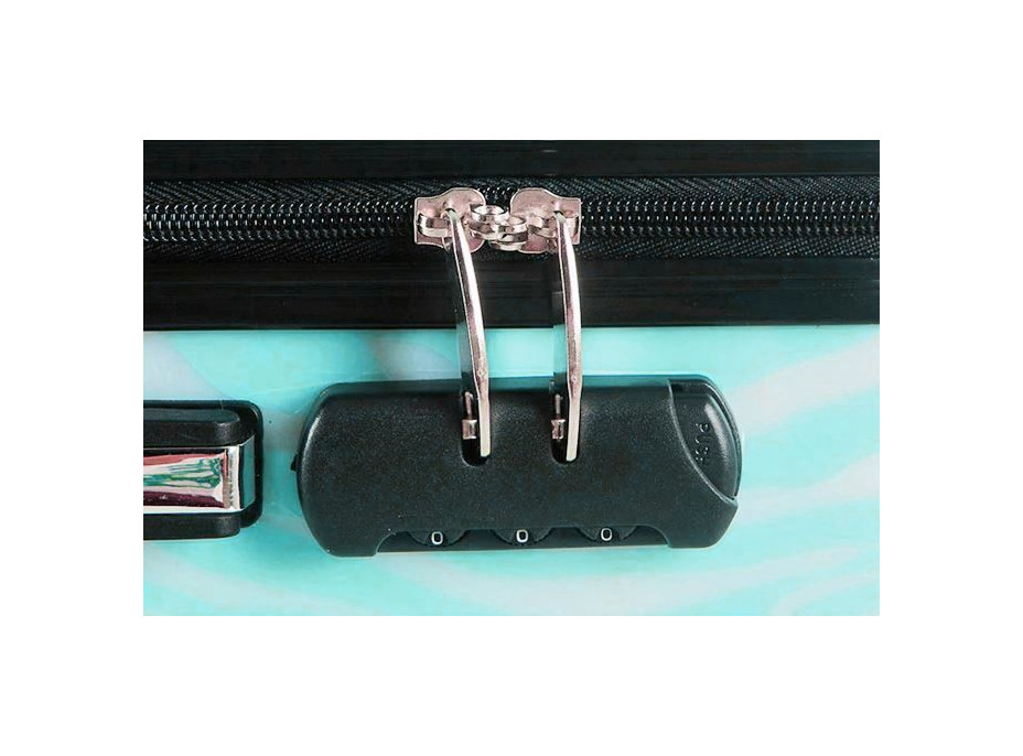 Cestovné kufre ZEBRA - mätové