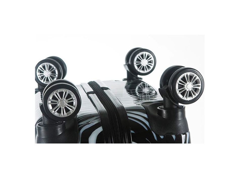 Cestovné kufre ZEBRA - mätové