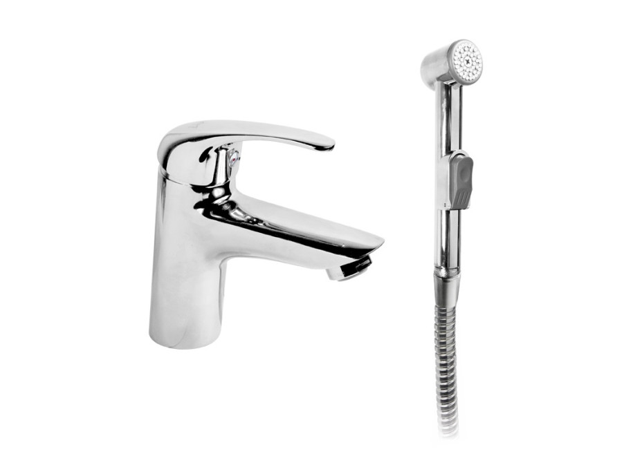 Umývadlová stojanková batéria Lila s bidetovú sprchou