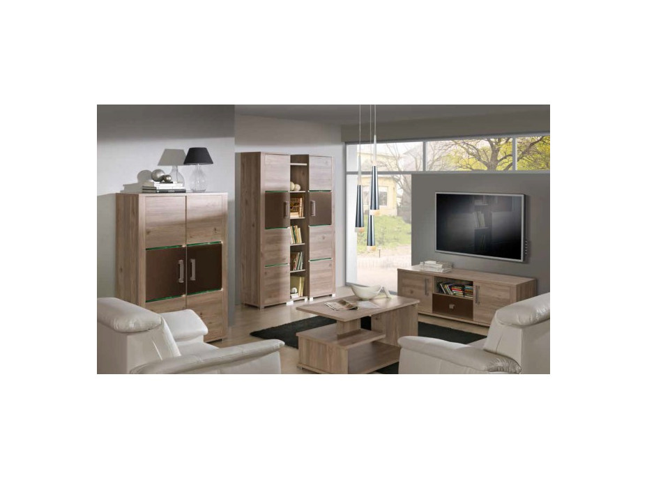 Šatníková skriňa VEKTOR V20 s posuvnými dverami