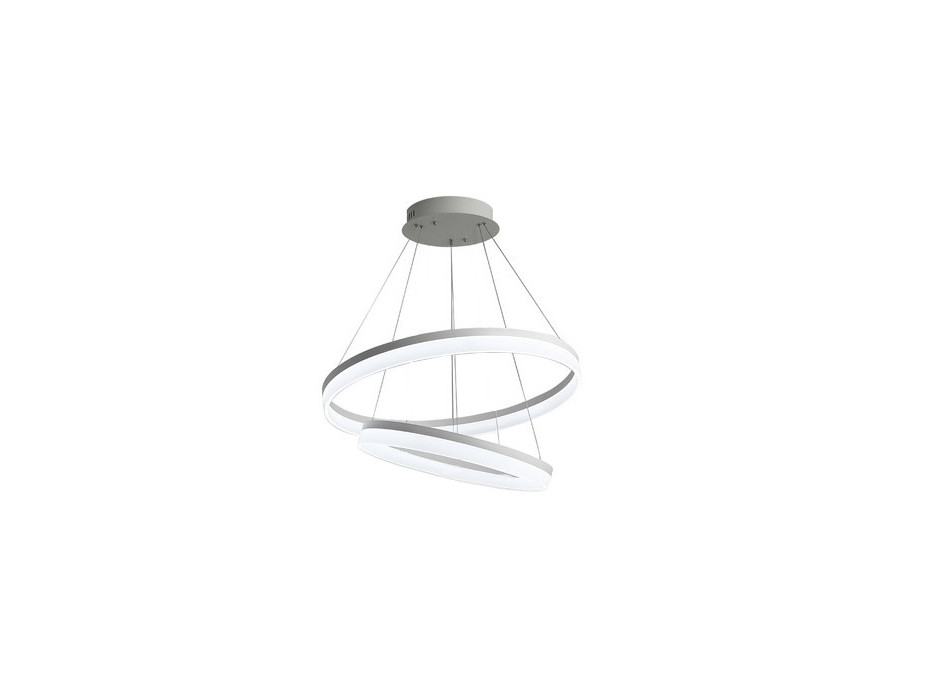 Stropné LED svietidlo MOOD - kruhy 50 + 70 cm + ovládač