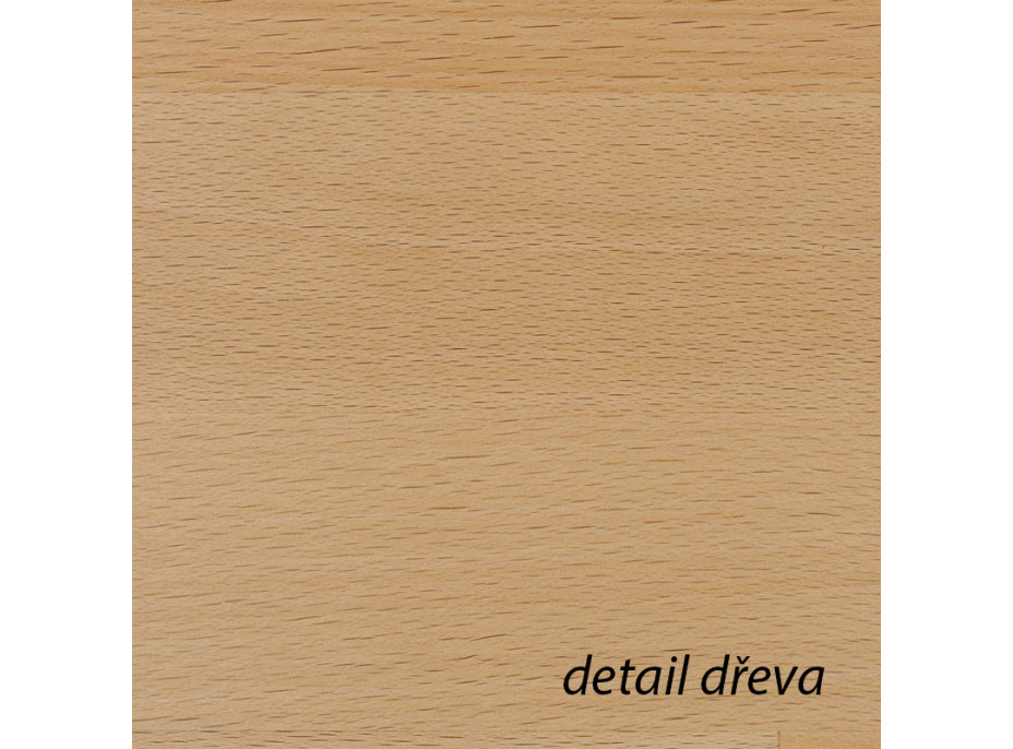 Detská posteľ z masívu BUK - NINA 200x90cm - prírodná