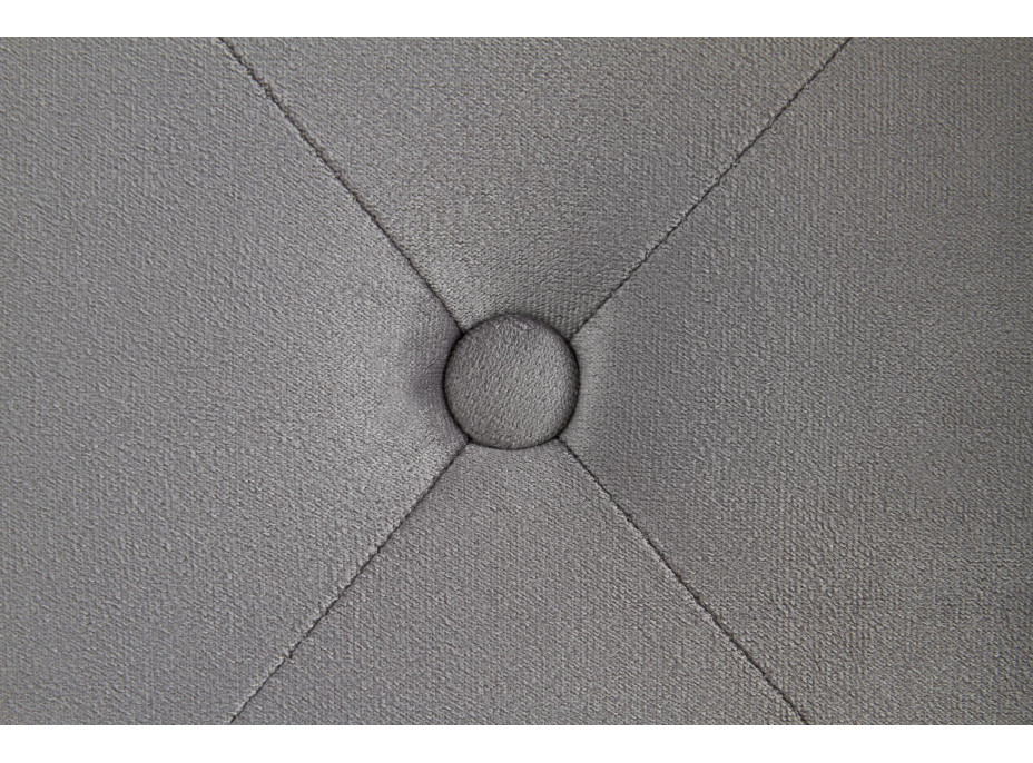 Posteľ z masívu so zásuvkami SABRINA 200x160 cm - čalúnená - šedá