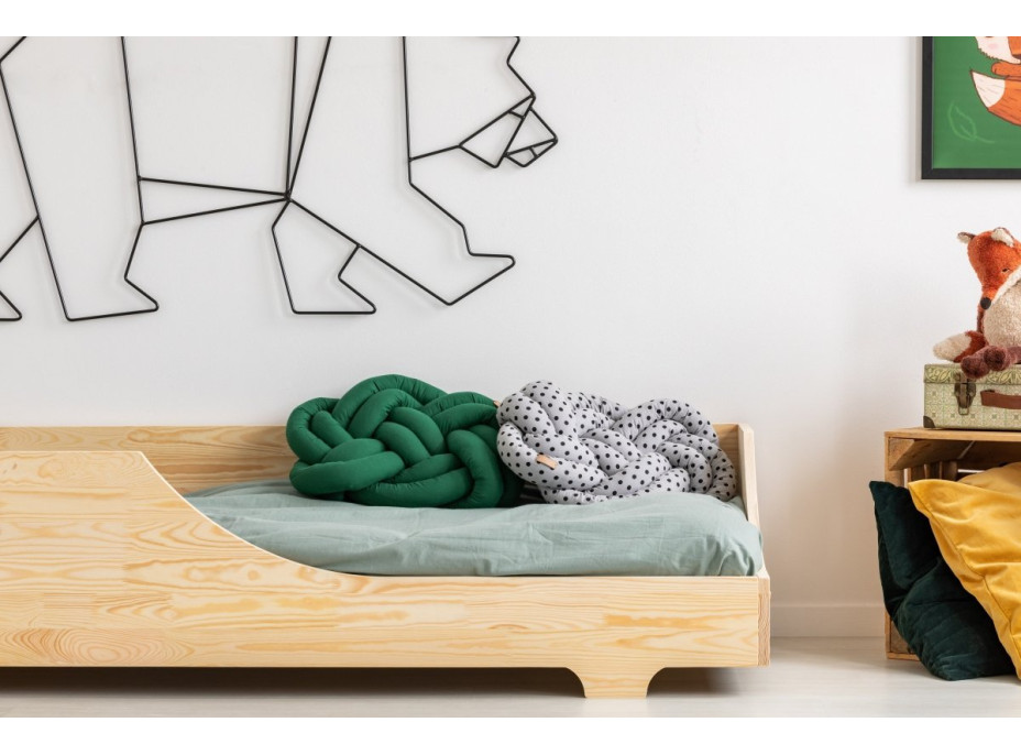 Detská posteľ z masívu BOX model 4 - 160x70 cm