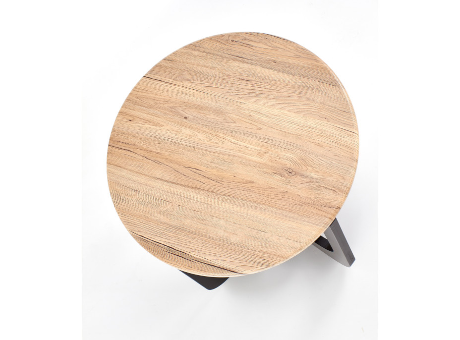 Konferenčný stolík ODILE 2 - dub san remo / čierny