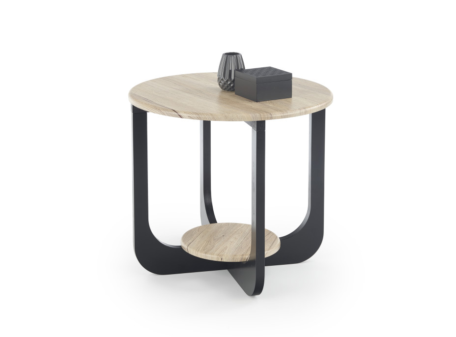 Konferenčný stolík ODILE 2 - dub san remo / čierny