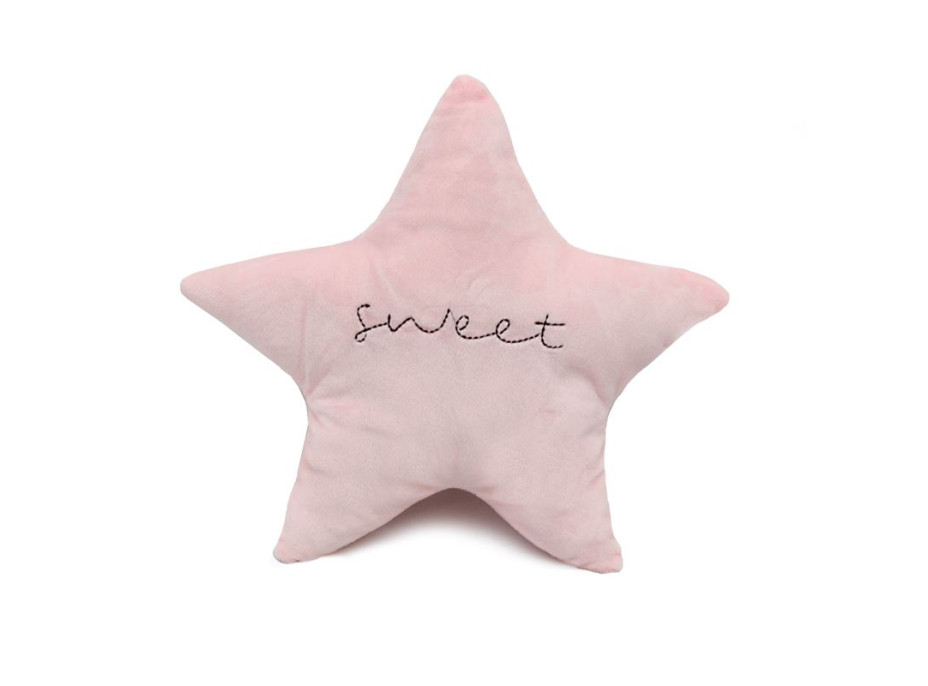 Mazlící vankúš hviezdička - ružová