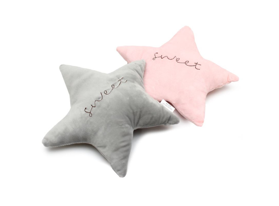 Mazlící vankúš hviezdička - ružová