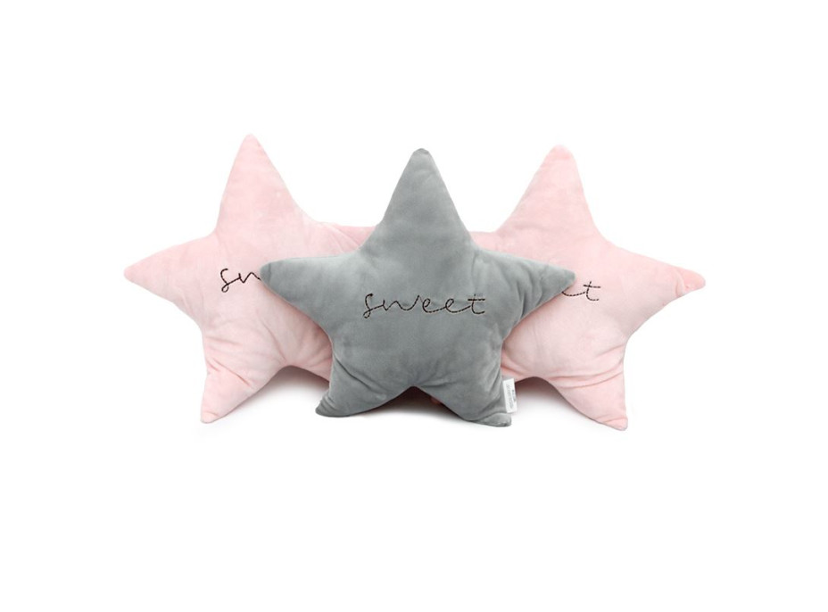 Mazlící vankúš hviezdička - ružová