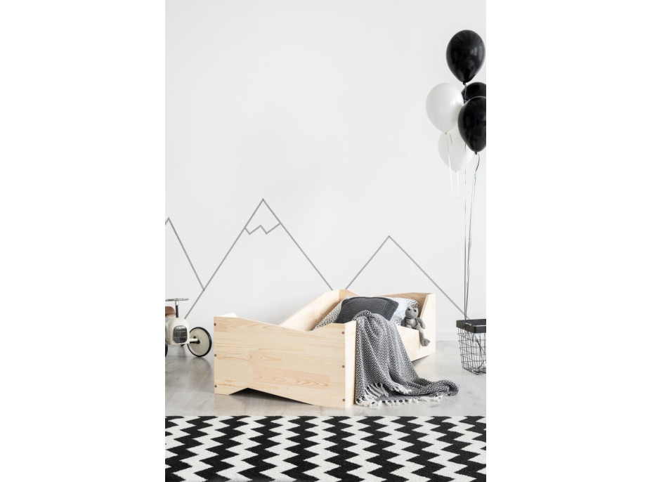 Detská posteľ z masívu BOX model 5 - 160x80 cm