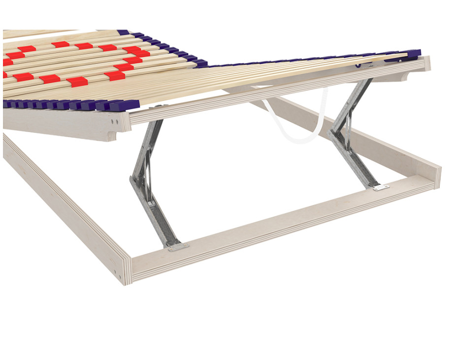 Lamelový nastaviteľný rošt DoubleFlex 200x80 cm v ráme