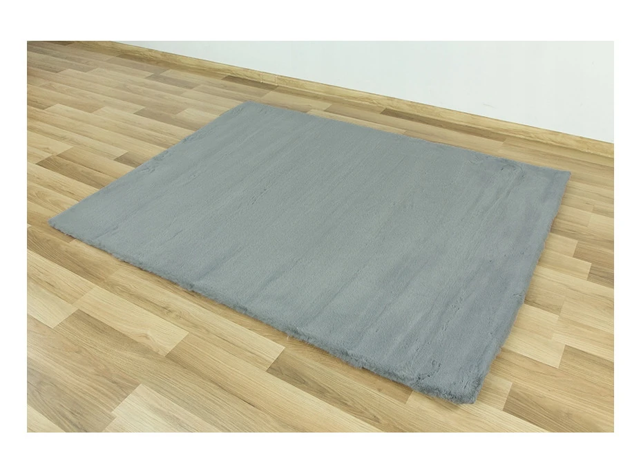 Detský plyšový koberec CHRISTIANIA - sivý