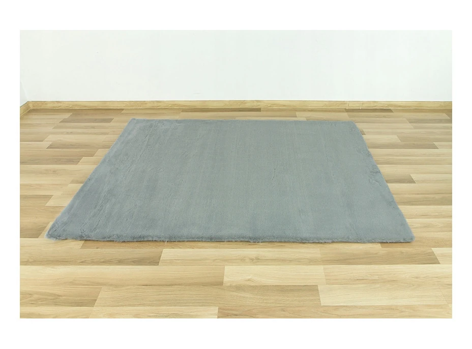 Detský plyšový koberec CHRISTIANIA - sivý